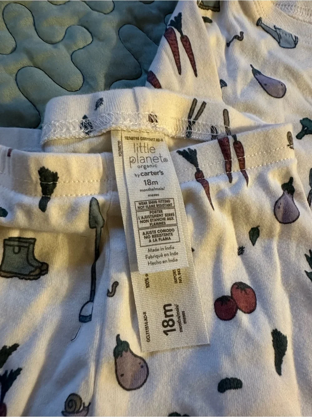 Carter’s Little Planet ‘Veggie Garden’ Organic Cotton pajamas